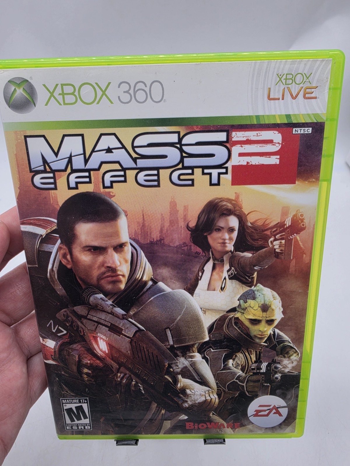 Mass Effect 2 (Xbox 360) White Label CIB COMPLETE Mint Tested Working