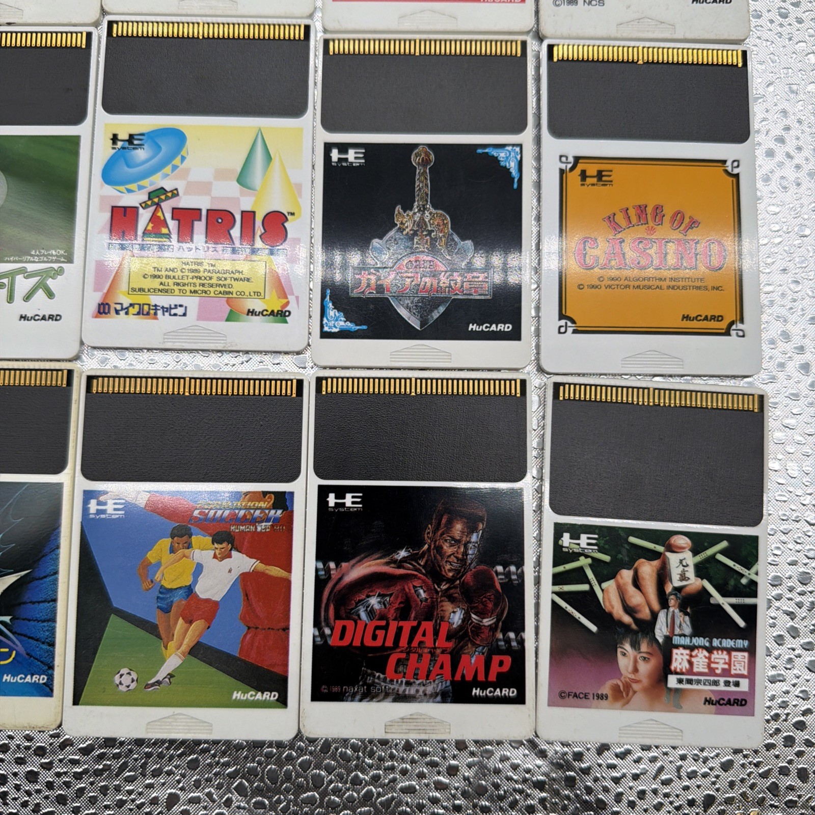 Lot of 24 PC Engine Hu Card Only Grafx