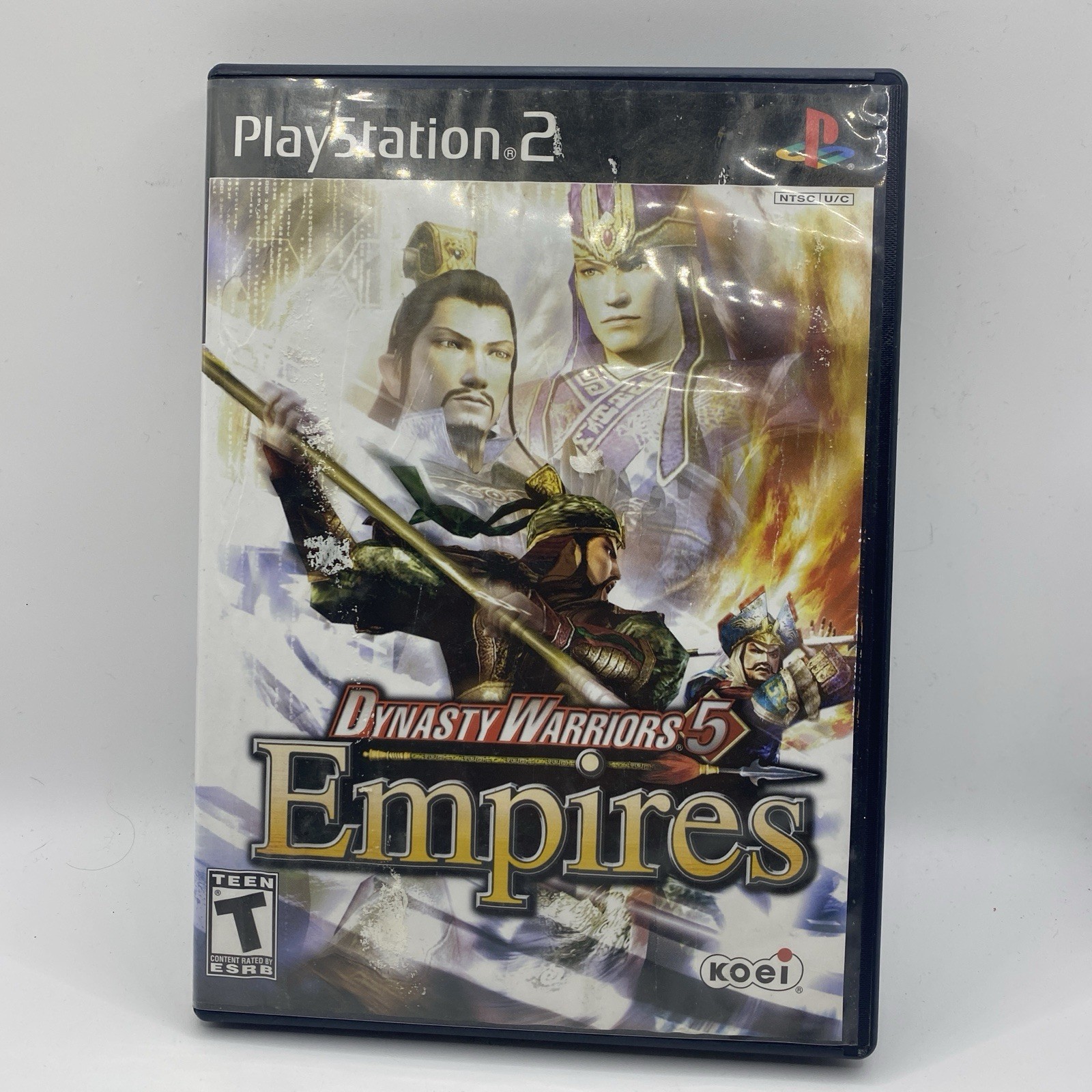 Dynasty Warriors 5 Empires Sony PlayStation 2 *Tested* WATER DAMAGED COVER ART