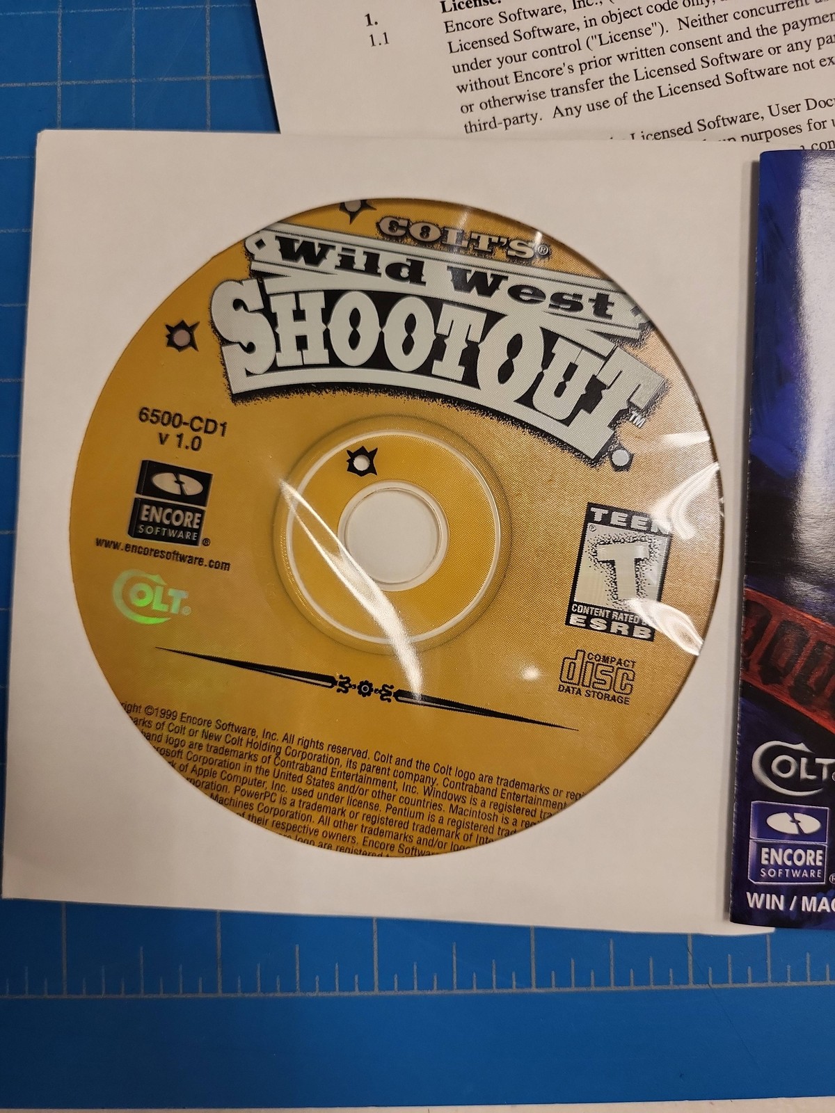 Colts Wild West Shootout PC Mac CD-ROM Game Boxed Encore Software