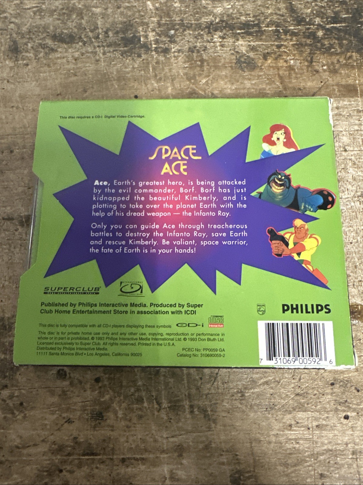 Philips CD-i – Space Ace (Philips CD-i, 1993) Complete!