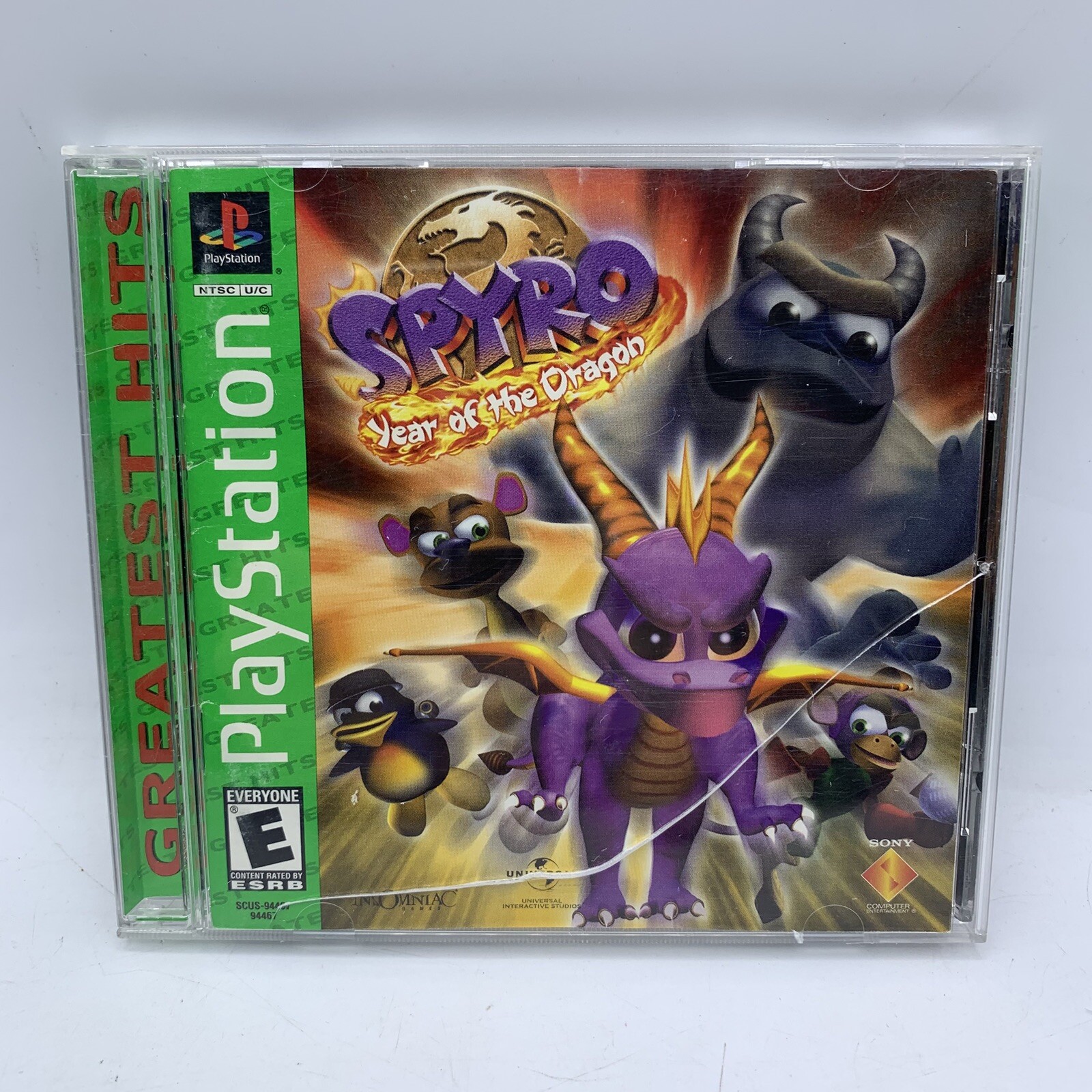 Spyro Year of the Dragon (Sony PlayStation 1 PS1, 2000) CIB