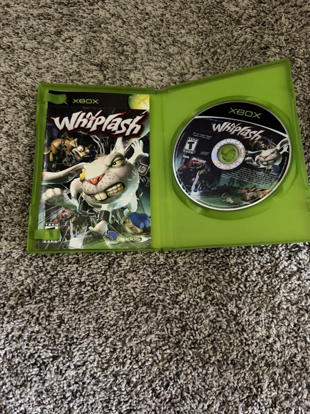 Whiplash (Microsoft Xbox, 2003) CIB Manual Included