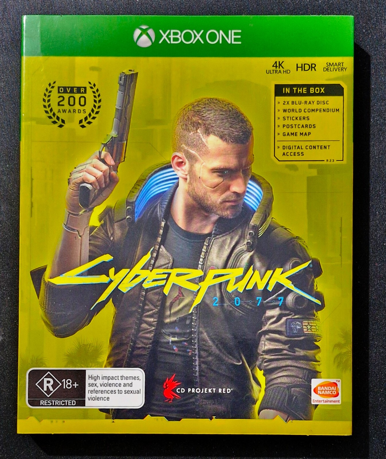 XBOX ONE Video Game 🎮 CYBERPUNK 2077 🎮 4K Ultra HD HDR : R 18+ CD Projekt Red