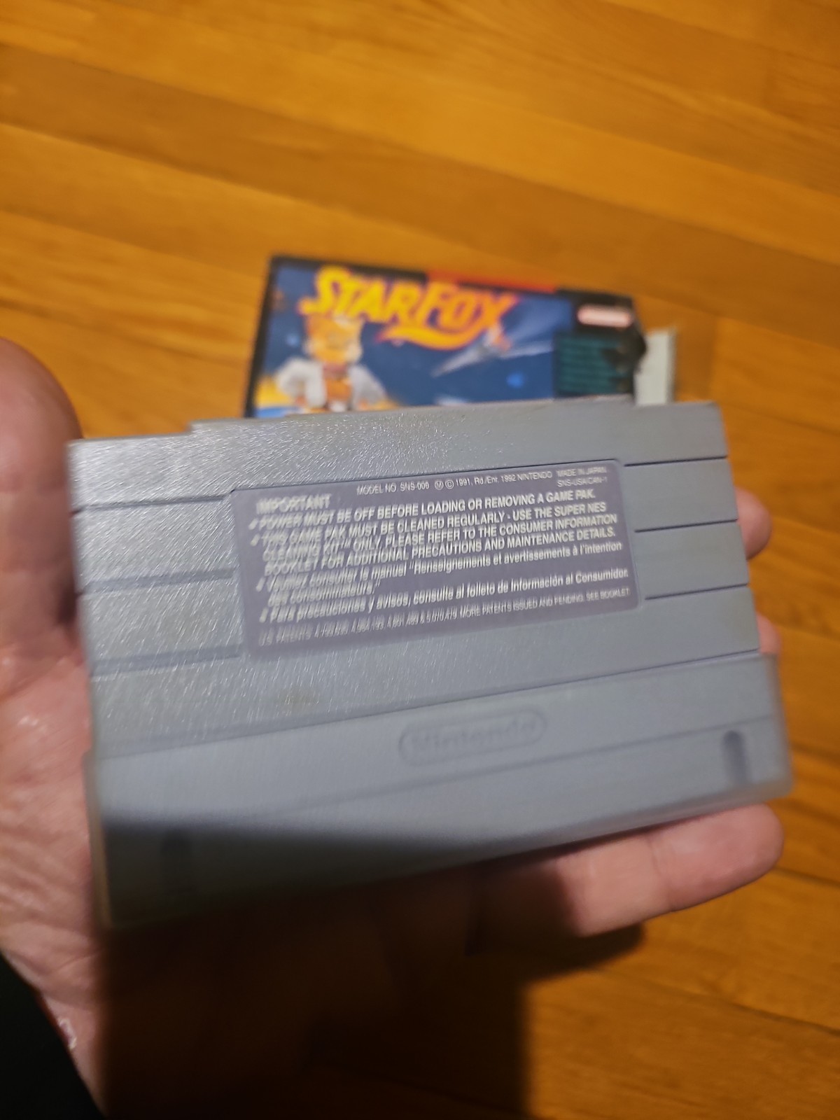 Star Fox Super Nintendo Game Very Good Condition Collectible Super FX Manual Box
