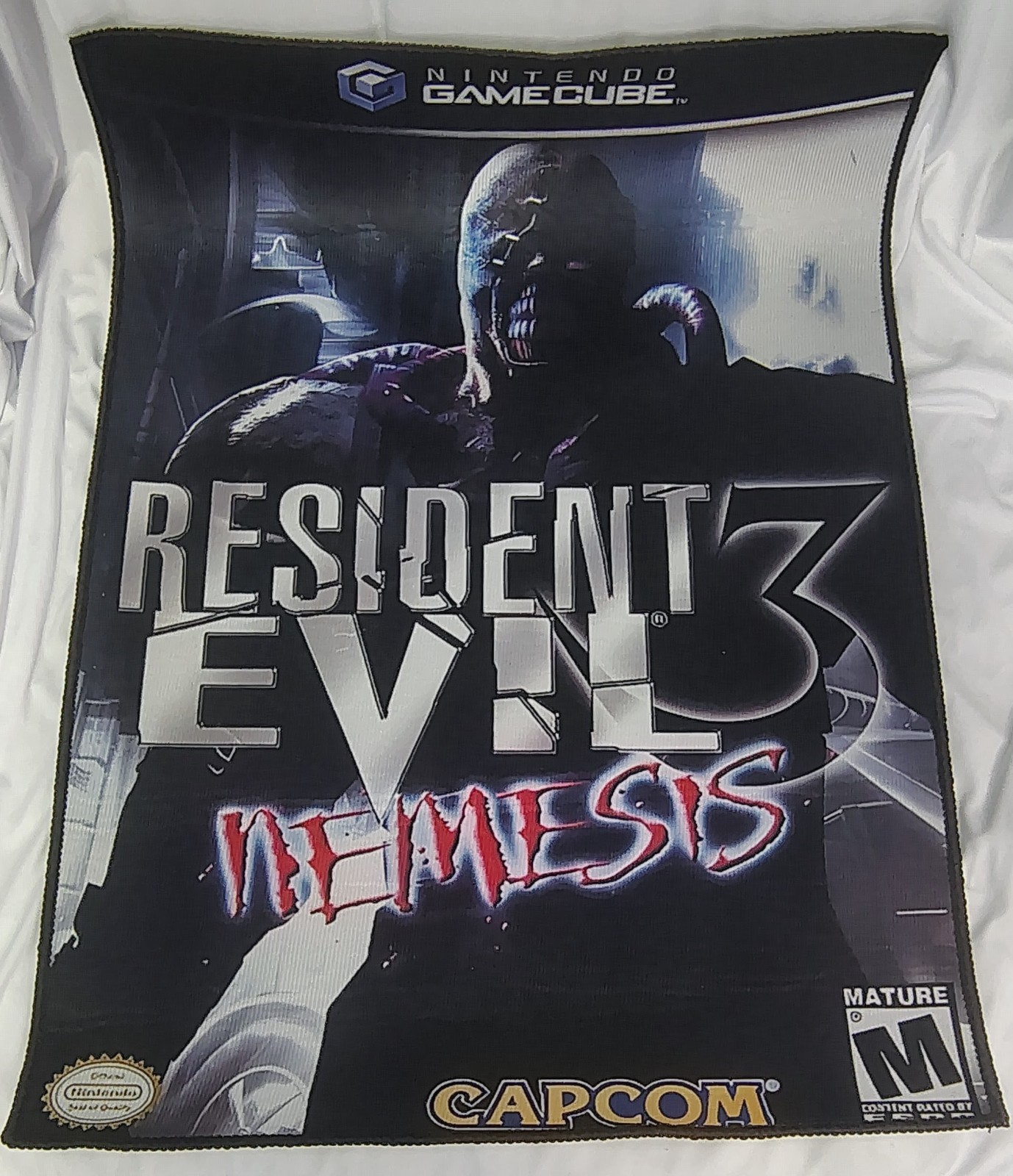 Resident Evil 3 Nemesis Nintendo GameCube Floor Mat 31″ X 22″ No Game Included