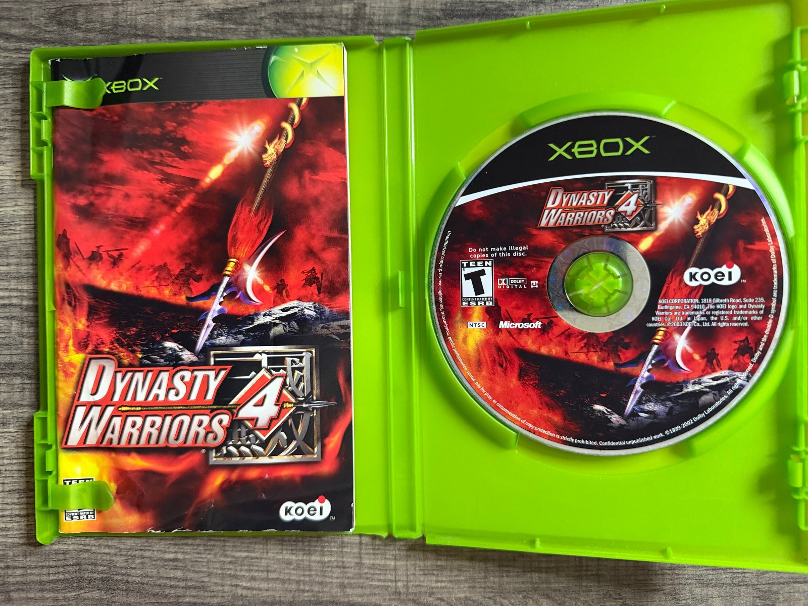 Dynasty Warriors 4 (Original Xbox) Plays On Xbox 360 BC Tested Hack Slash Game