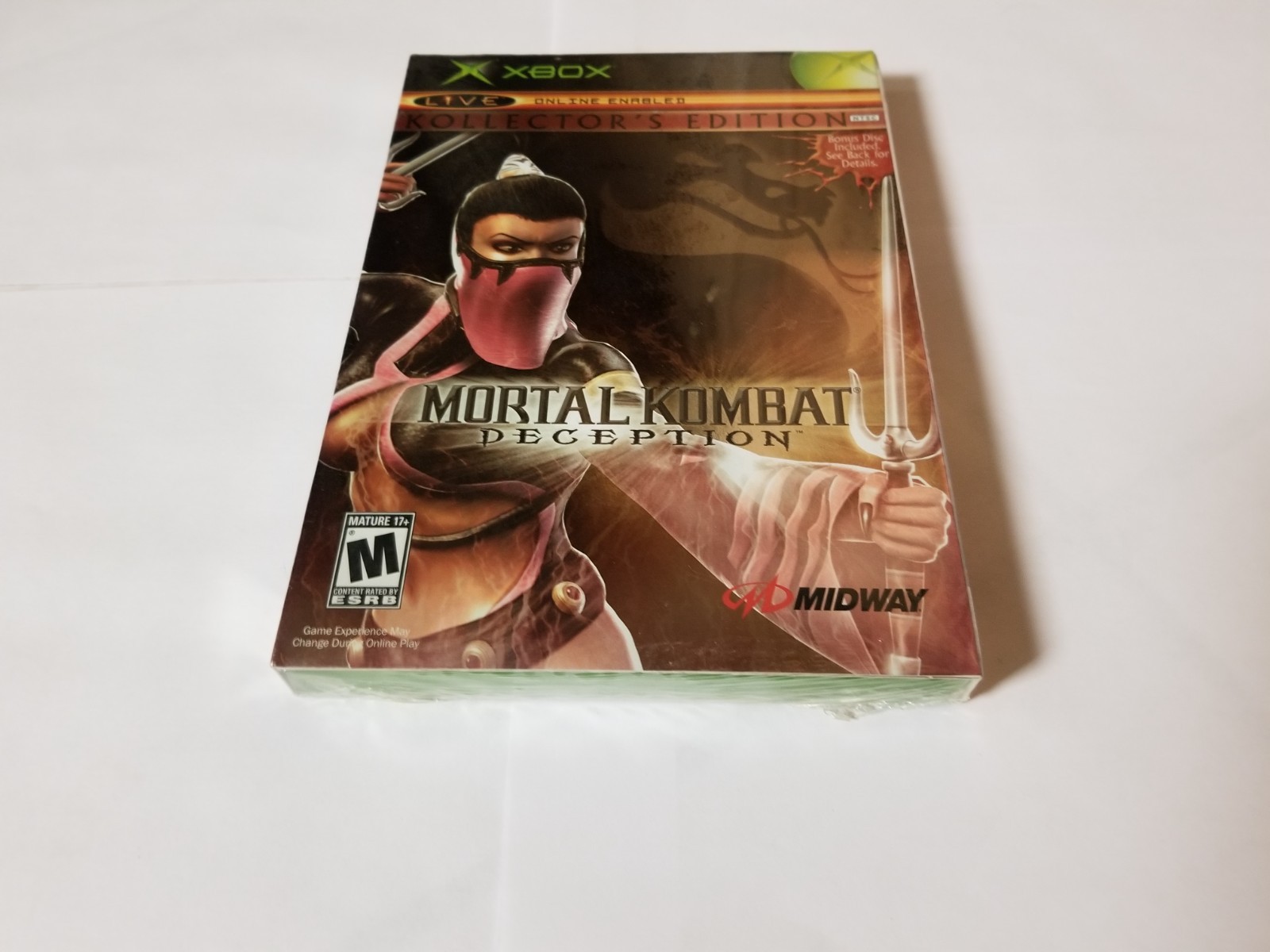 Mortal Kombat Deception Kollector’s Edition (Microsoft Xbox, 2004) new
