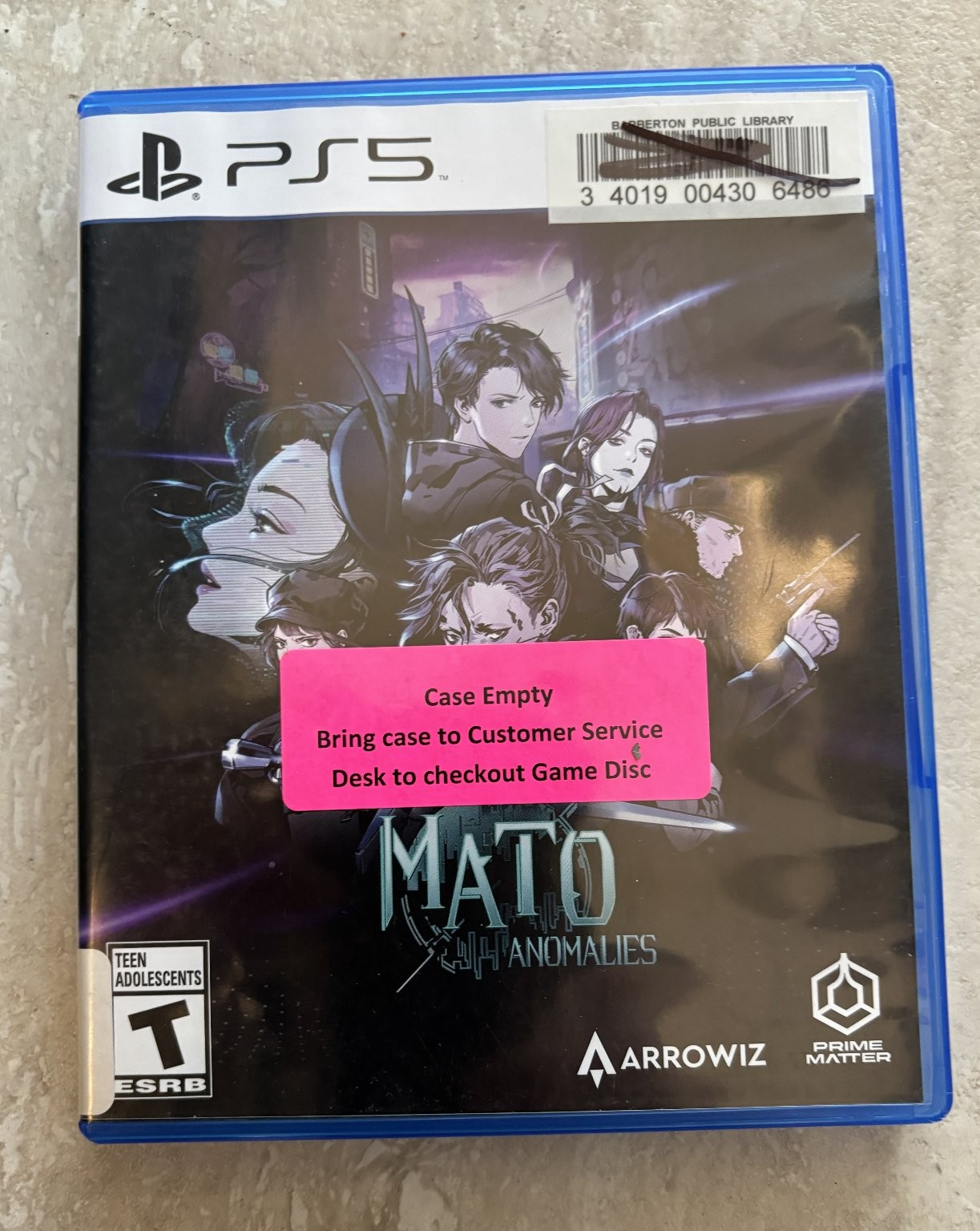 Mato Anomalies PS5 PlayStation 5 Video Game RPG Turn-Based Combat