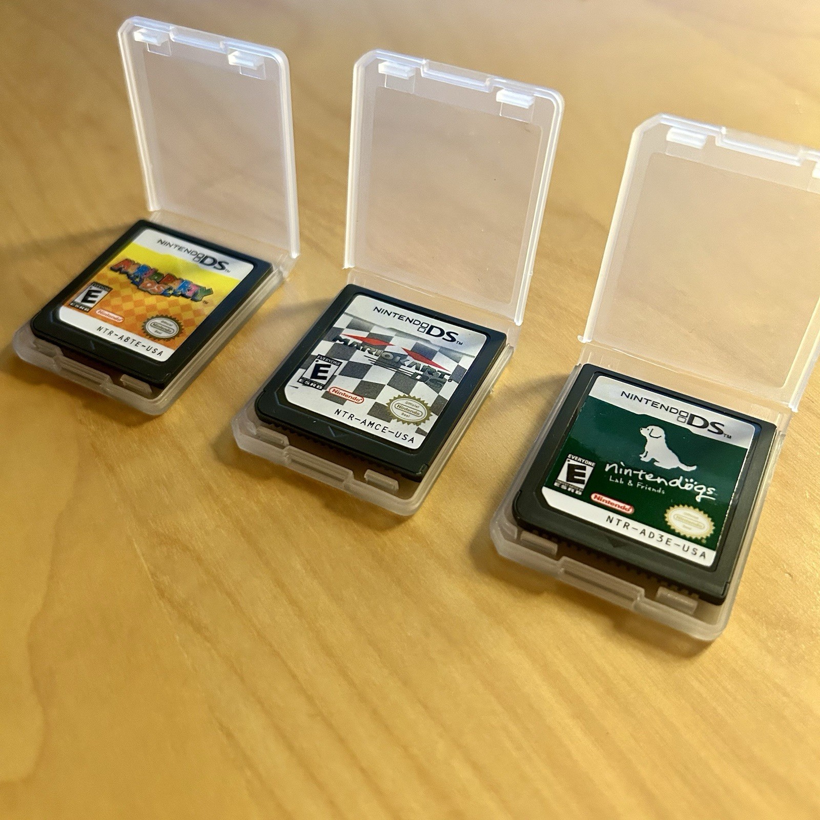 Nintendo DS Games Mario Party, Mario Kart, Nintendogs Lab & Friends Cartridges