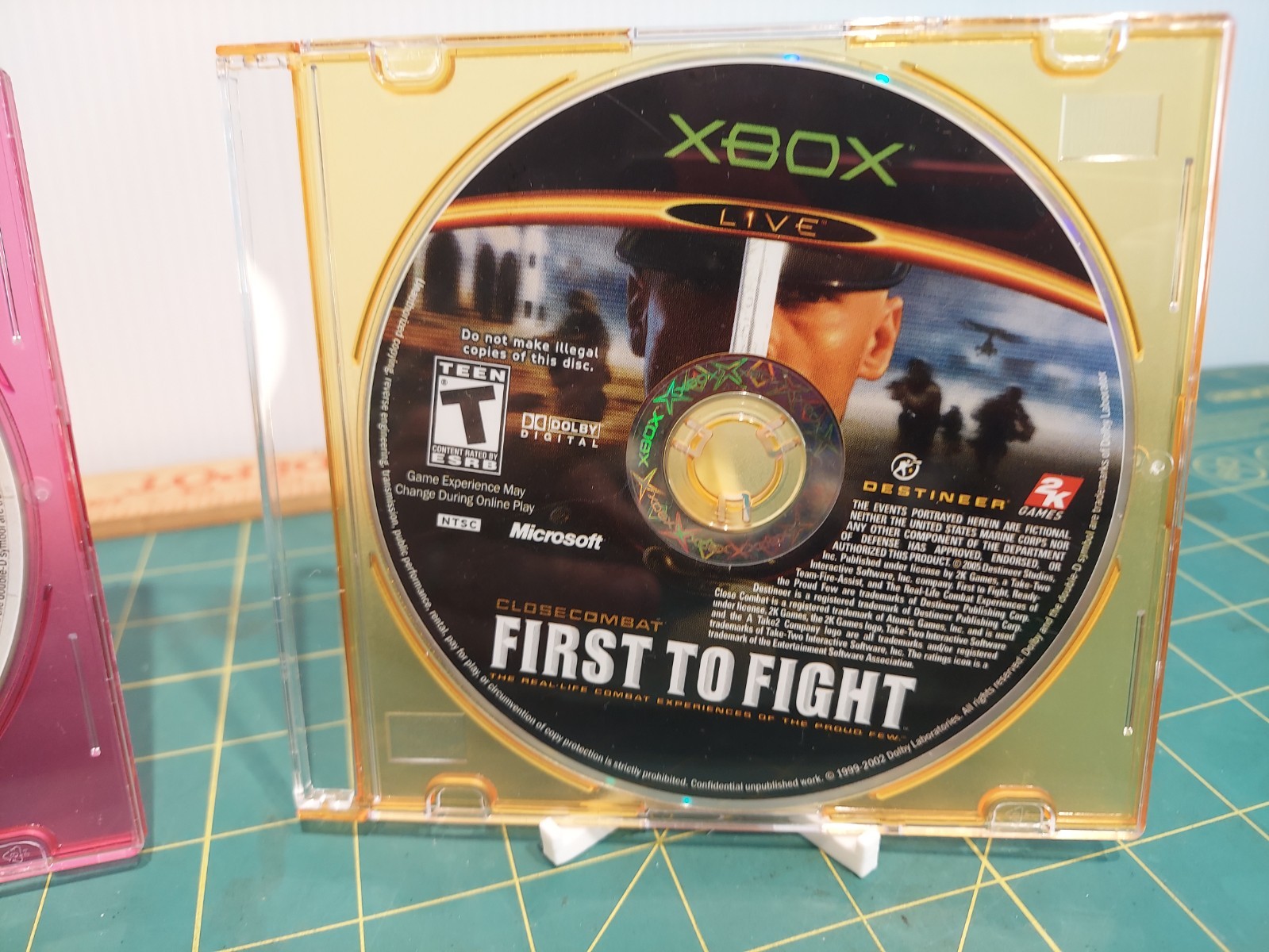 Microsoft XBOX Crimson Skies, Battlefield 2, & Close Combat: First to Fight