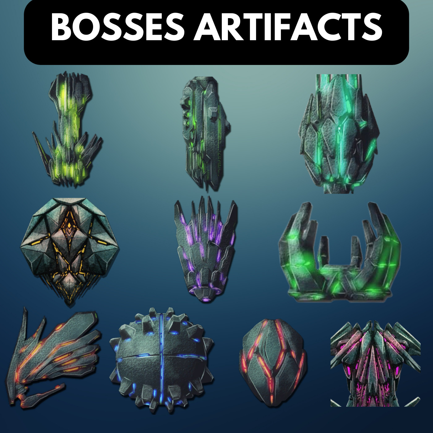 🔥ARK Survival Ascended PvE PC/XBOX/PS5 Set of Artifacts for Bosses🔥 ASA