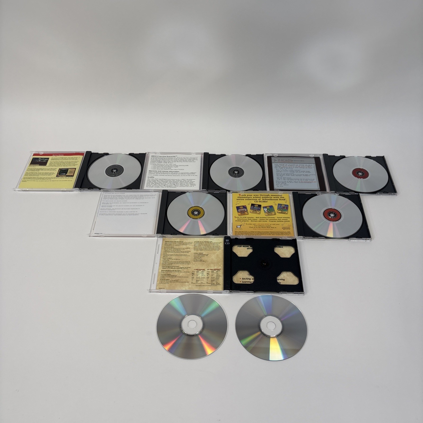 Mecc / Creative Wonder – The Oregon Trail 2 PC CD Rom Lot Of 6 Windows 95 VTG