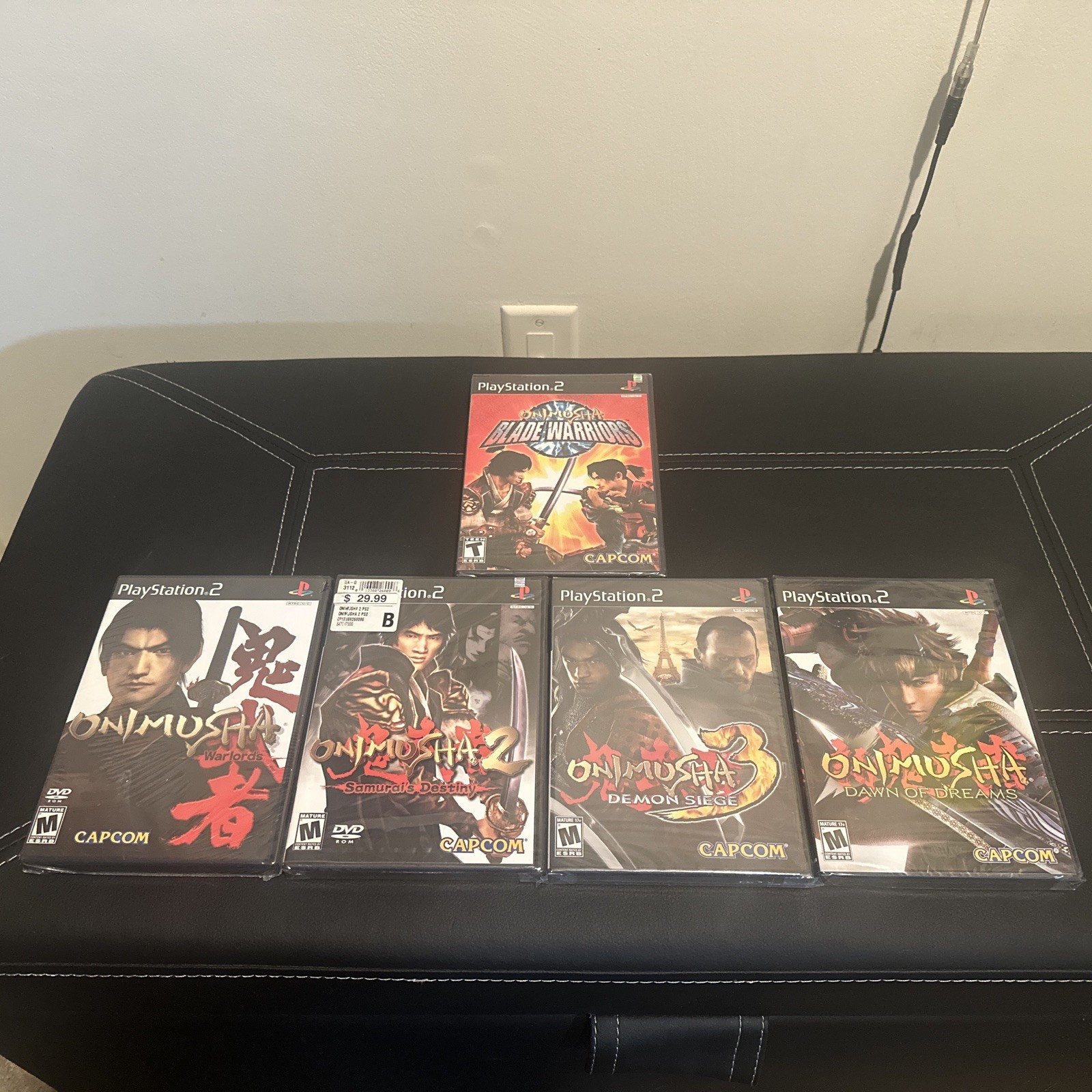 Onimusha Collection Ps2(Brand New) Warlords 2 3 Dawn of Dreams Blade Warriors