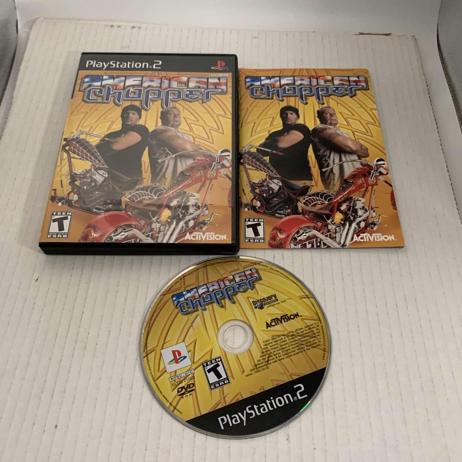 Mint Condition American Chopper (Sony PlayStation 2, 2004) PS2 Complete See Pics