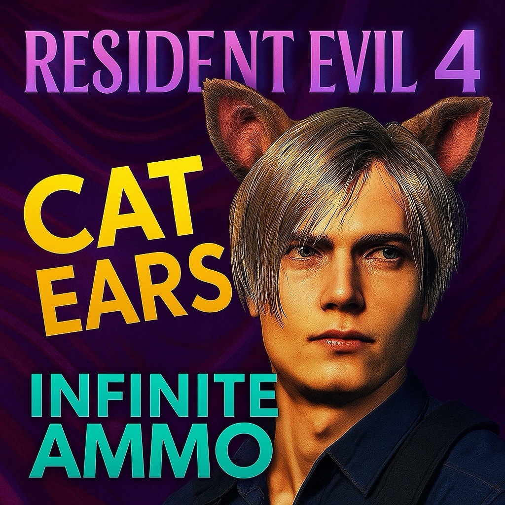 🏆 Resident Evil 4 Remake INFINITE AMMO RE4 Cat Ears Professional S+ Rank FAST🏆
