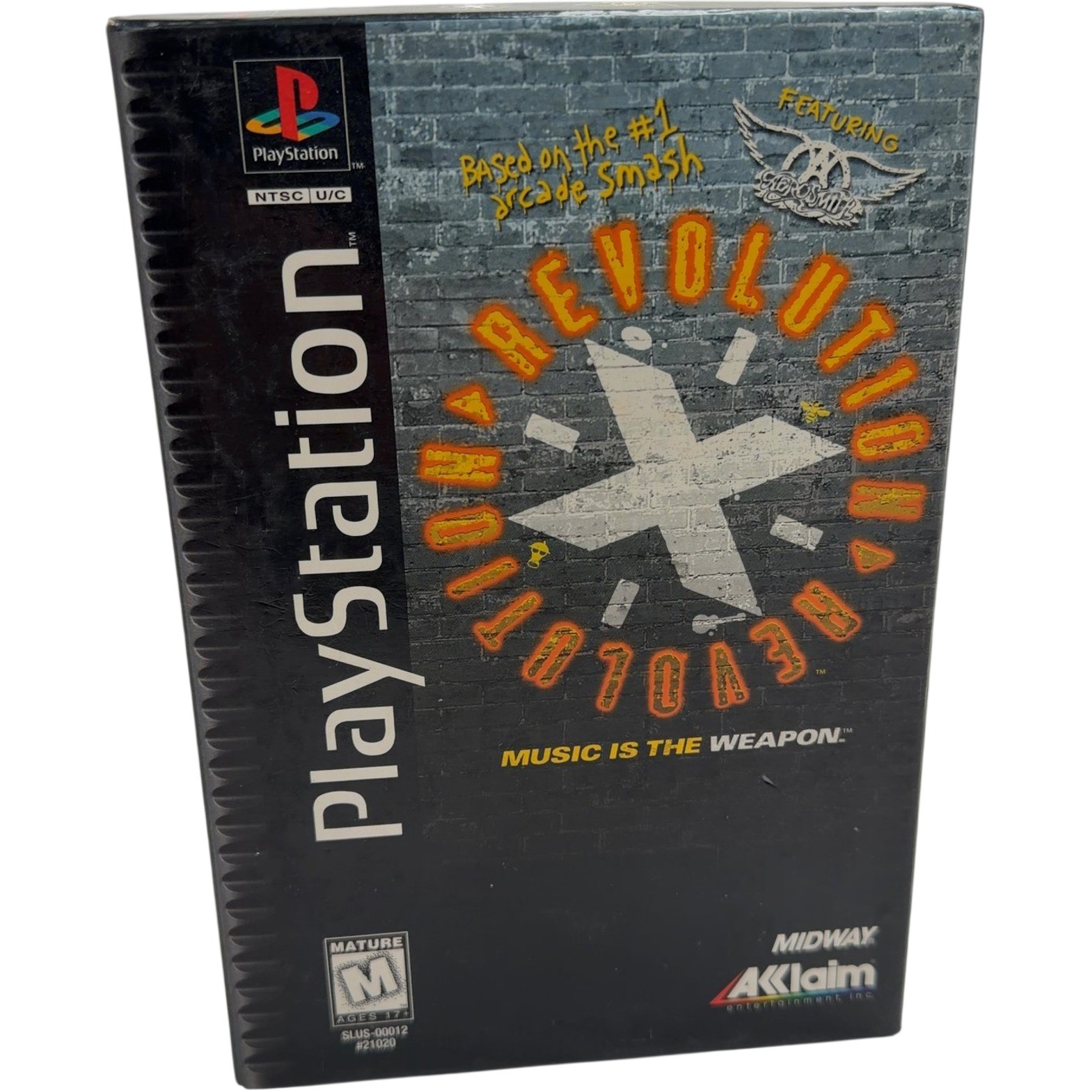 Acclaim Revolution X PlayStation Game Midway Used Game Disc Original Case