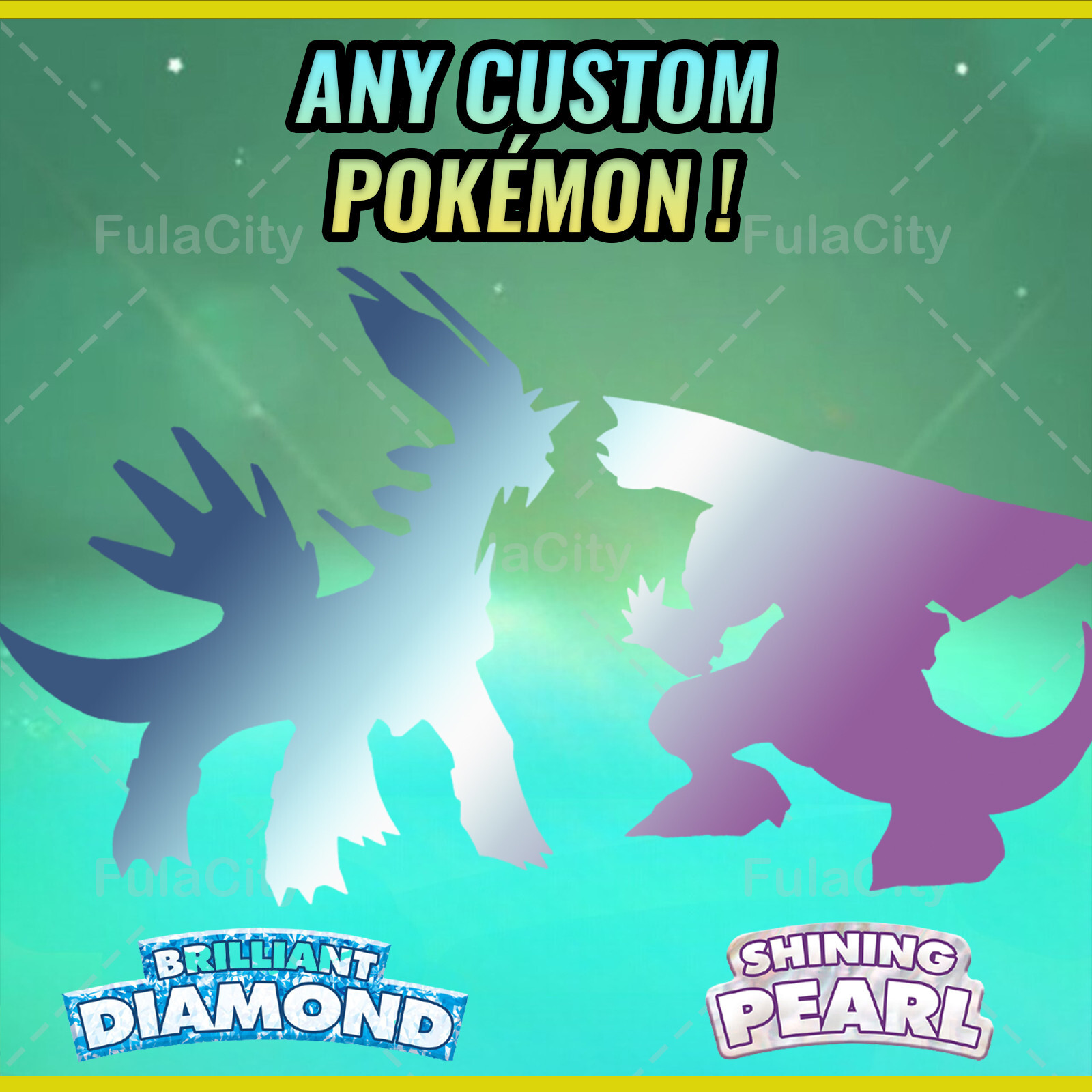CUSTOM POKEMON 💚 BDSP (ANY) ⚡ 6IV + EVS SHINY/NORMAL ⚡