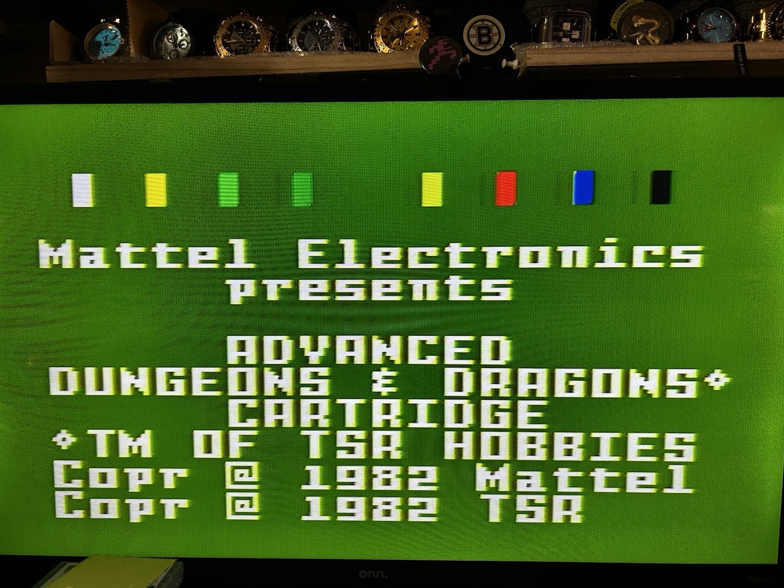 INTELLIVISION 2 GAME LOT; ADVANCED DUNGEON & DRAGONS CIB,LOCK’N’CHASE CIB-TESTED