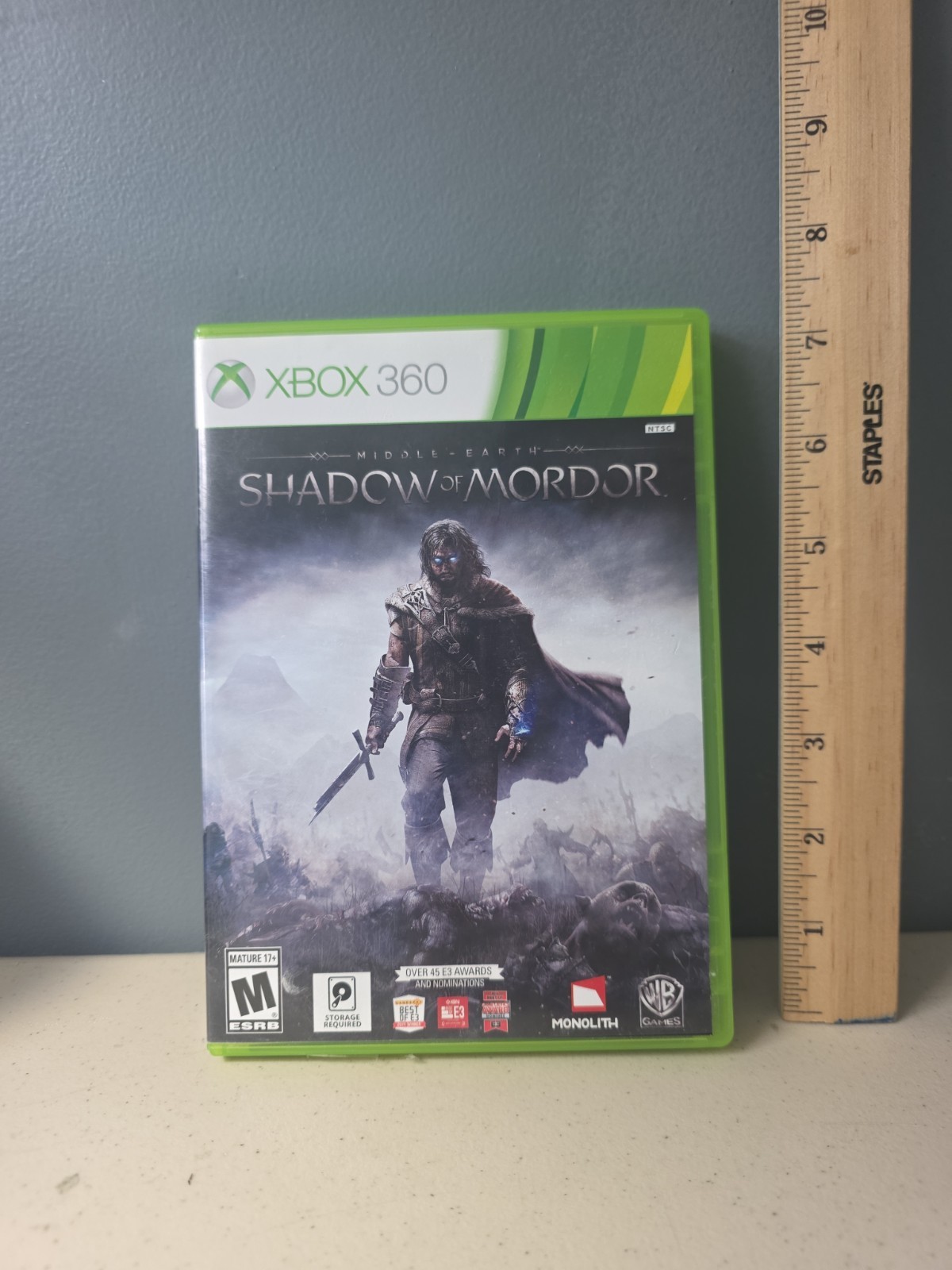 Middle-earth Shadow of Mordor Xbox 360 Lord Of The Rings LOTR Mature Complete