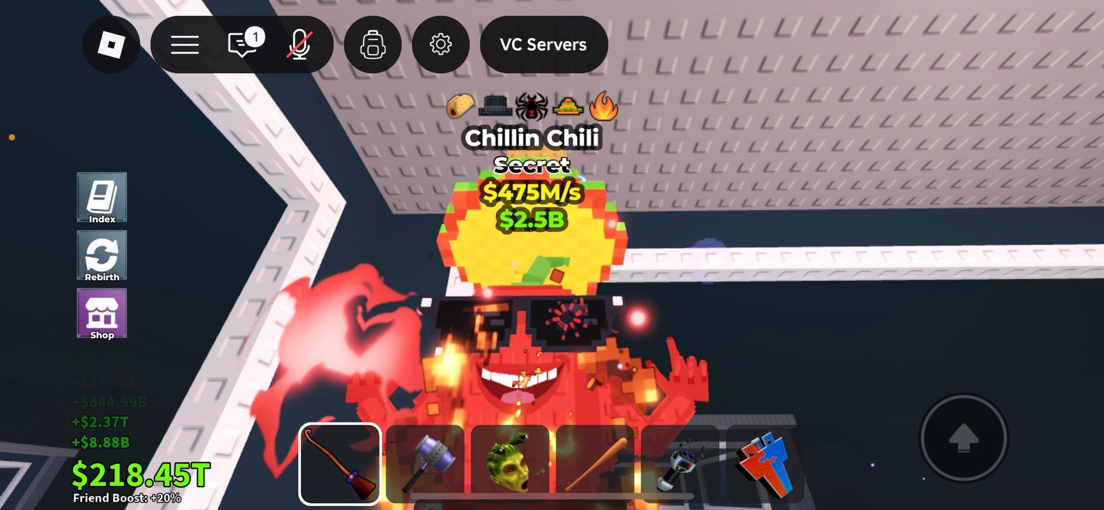 Chillin Chili roblox 500M+