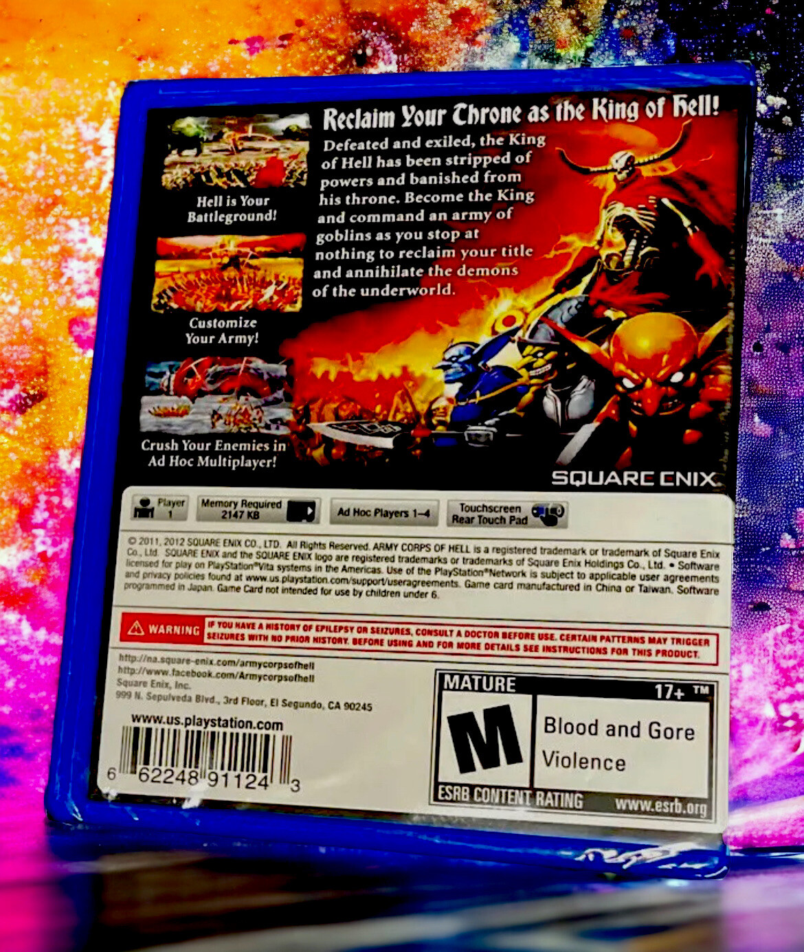 Army Corps of Hell – PS Vita (Region Free) Brand New Factory Sealed Playstation