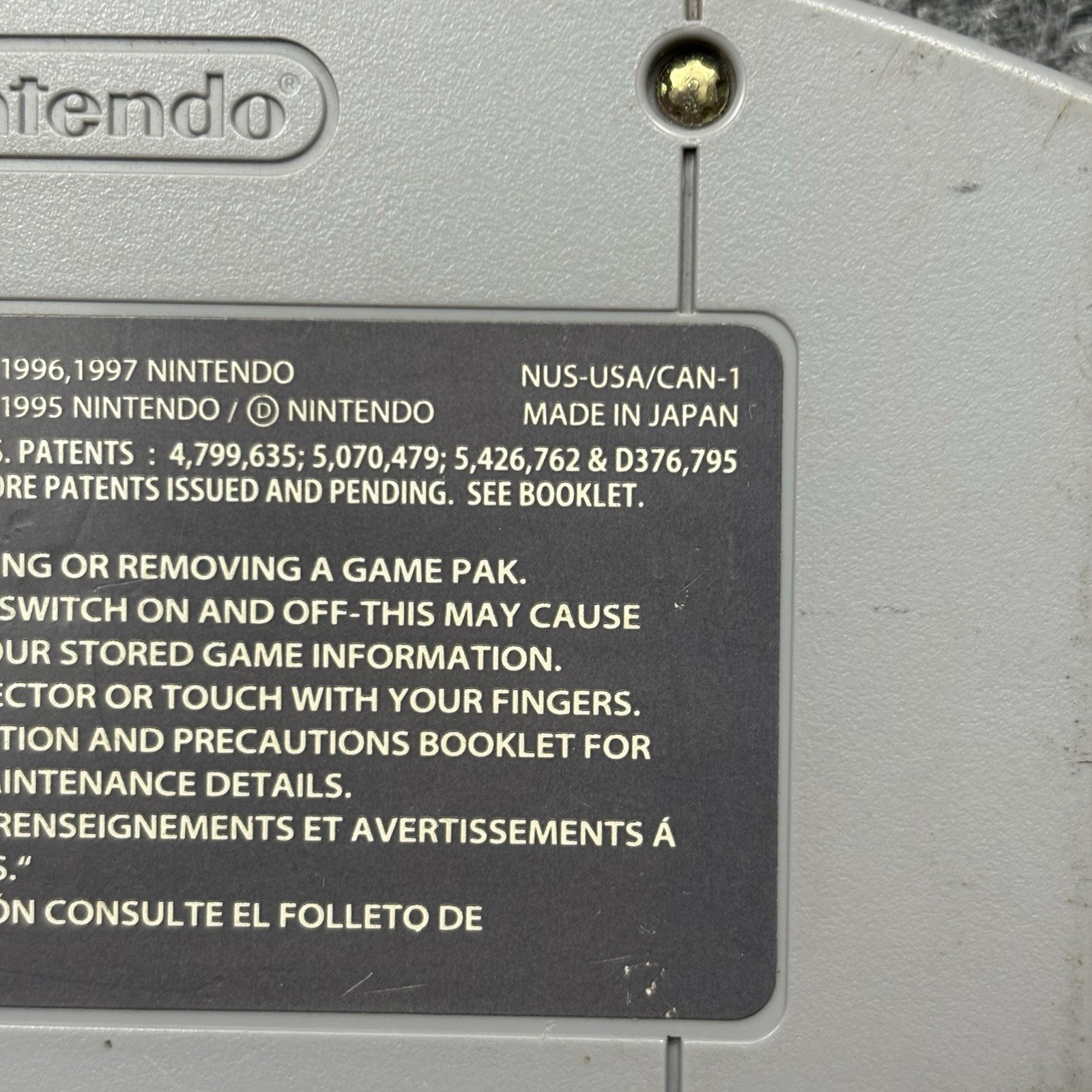 F-Zero X (Nintendo 64, N64 1998) Cartridge Only Authentic Tested Working