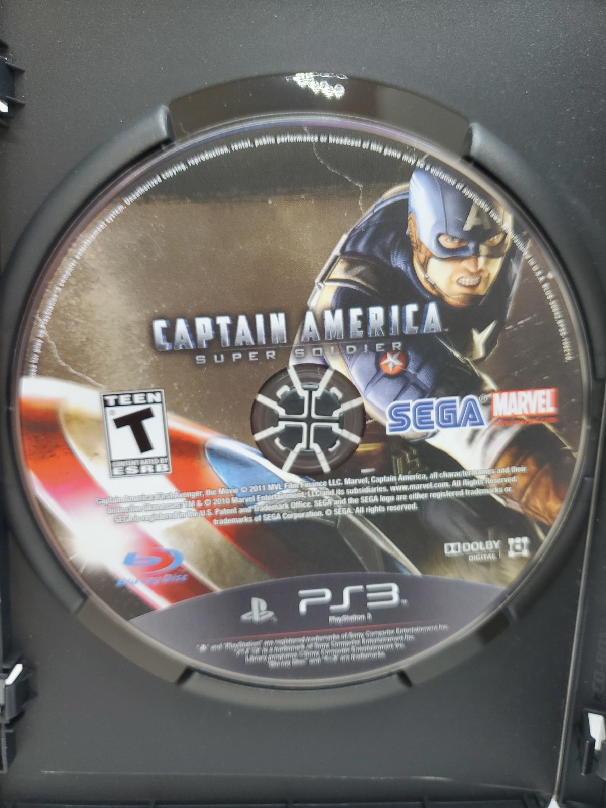 Caption America Super Soldier (Sony PlayStation 3) | Game Disc Only