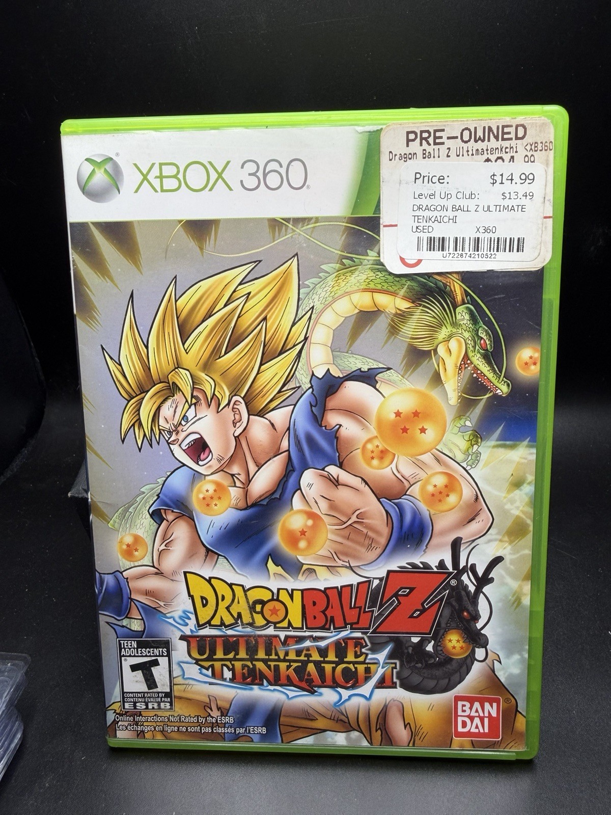 Dragon Ball Z: Ultimate Tenkaichi (Microsoft Xbox 360, 2011) – CIB – Tested