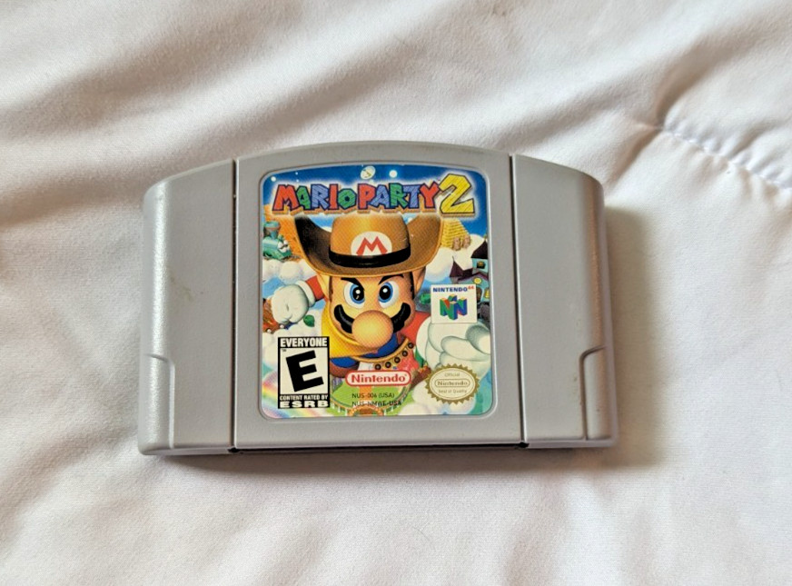 Mario Party 2 (Nintendo 64, 2000) N64 Authentic Cartridge Only – Tested & Works