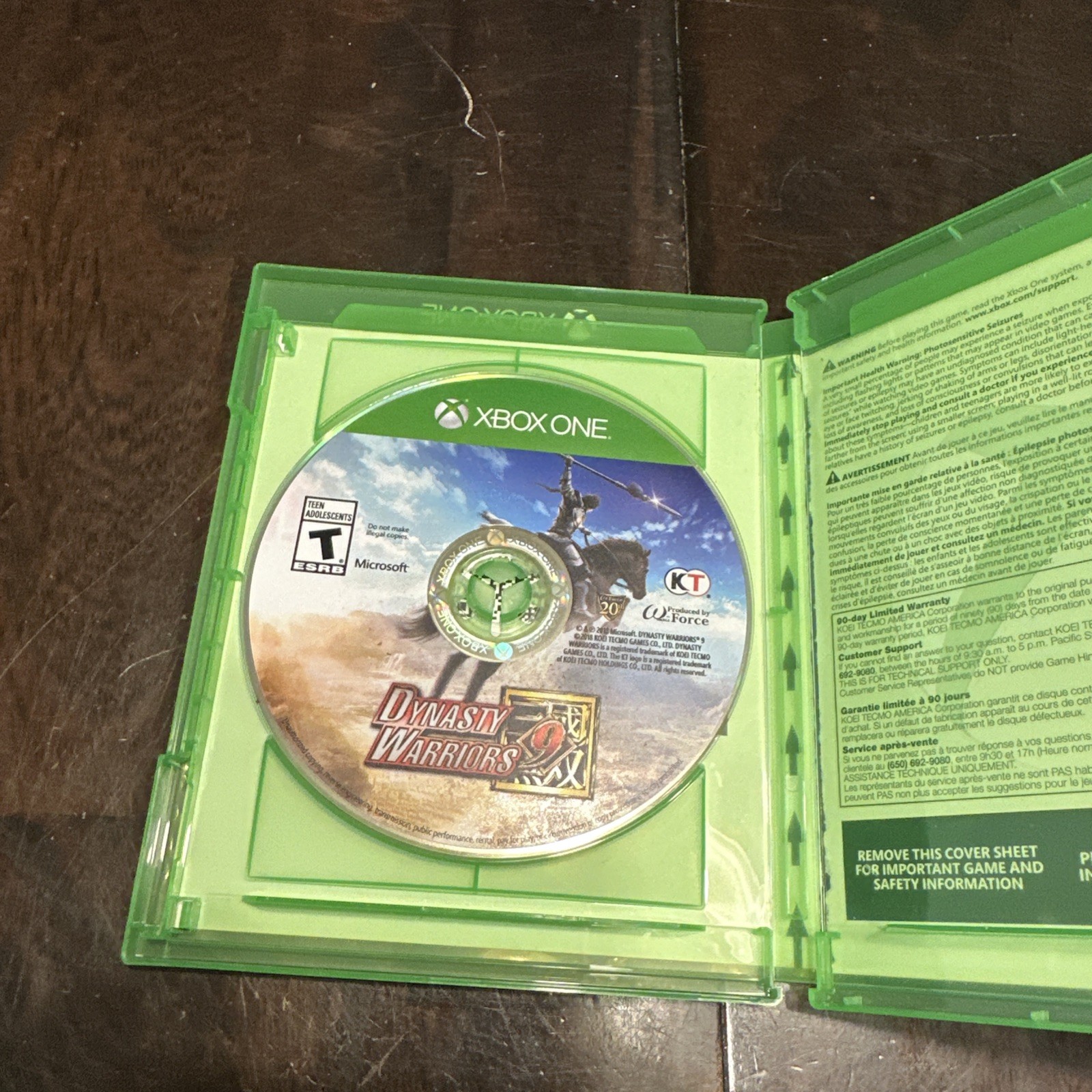 Dynasty Warriors 9 Microsoft Xbox One Case & Game