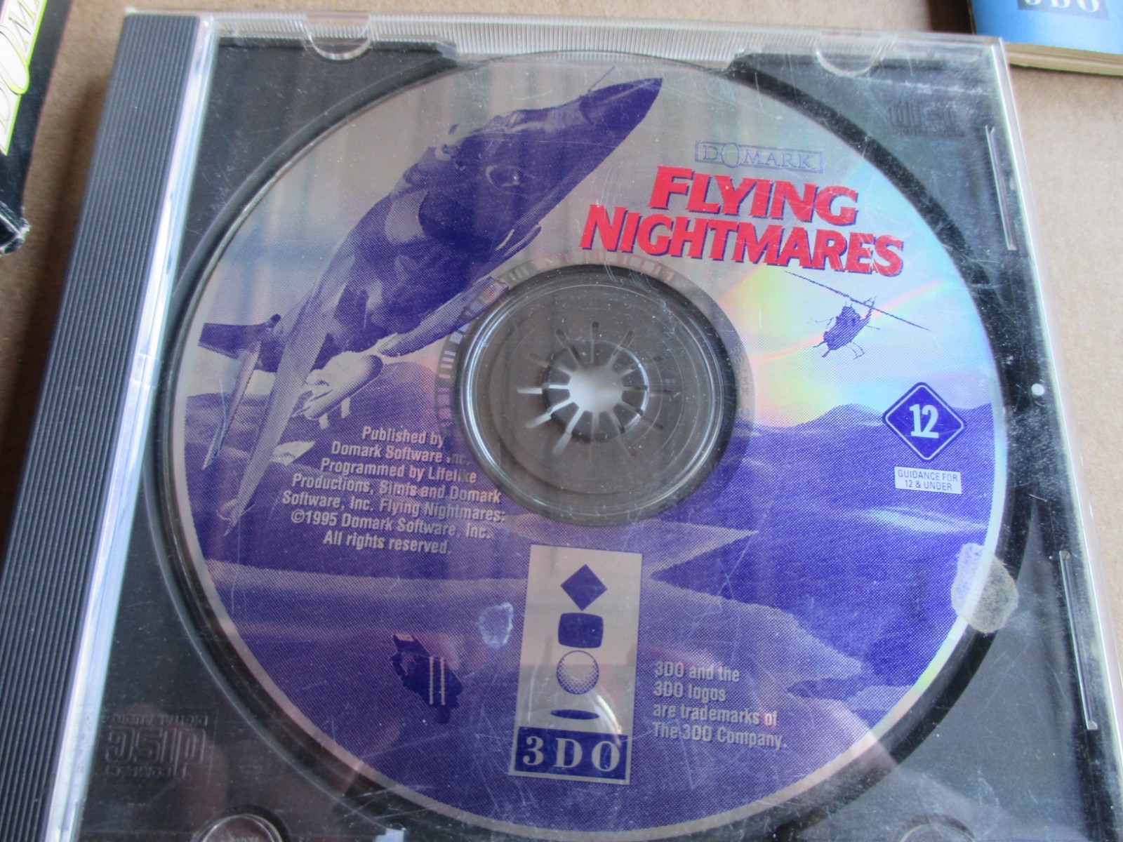 FLYING NIGHTMARES FOR 3DO GAME SYSTEM WITH LONG BOX AND MANUAL