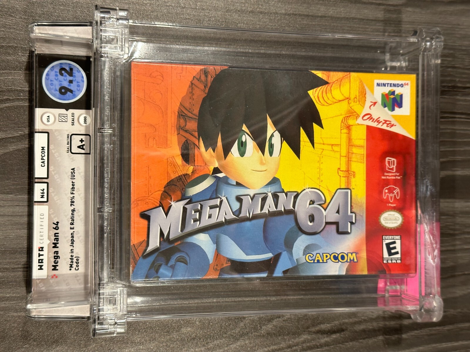 Mega Man 64 Nintendo 64 N64 New Sealed GRADED WATA 9.2 A+