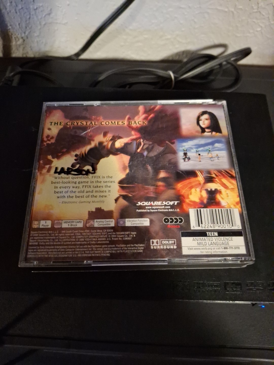Final Fantasy IX Black Label for PlayStation 1 CIB Tested Working
