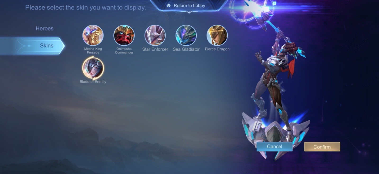 MLBB ACCOUNT DM BEFORE PURCHASE