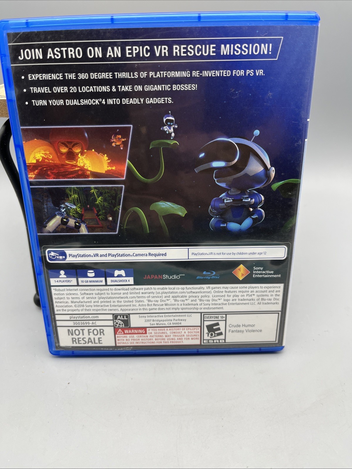 Astro Bot Rescue Mission VR – (PS4) Clean Tested