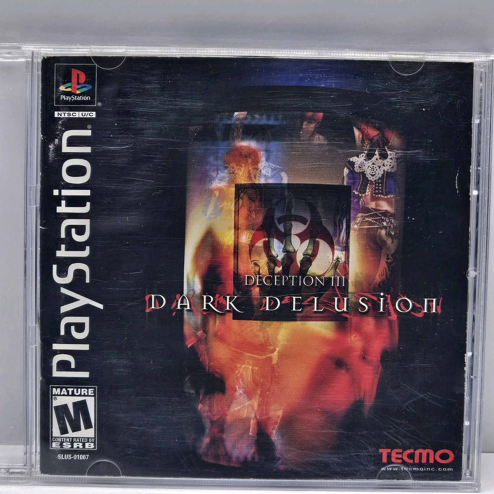 Deception III: Dark Delusion (Sony PlayStation 1, 2000) Tested. Missing Case.
