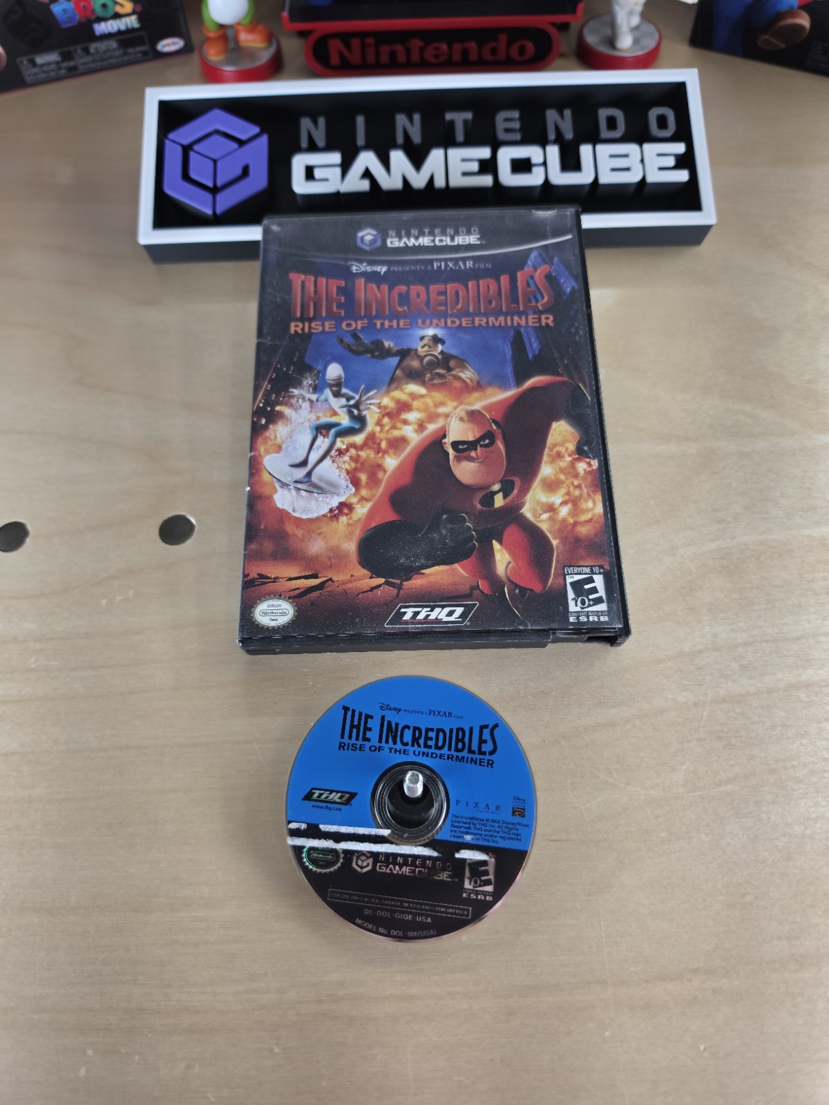 The Incredibles: Rise of the Underminer Nintendo GameCube No Manuel Working