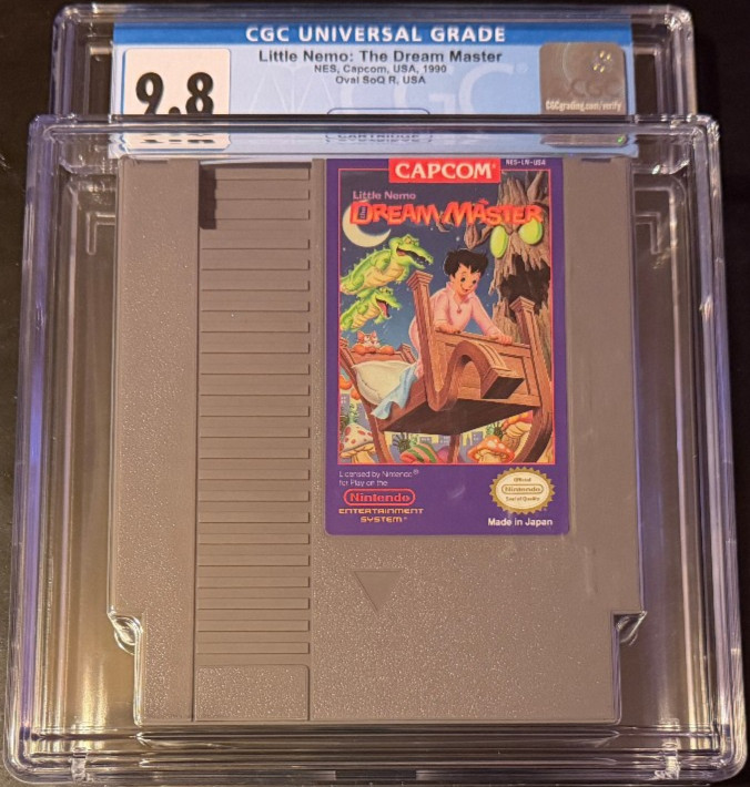 CGC 9.8 Little Nemo: The Dream Master nintendo nes factory brand new GEM MINT