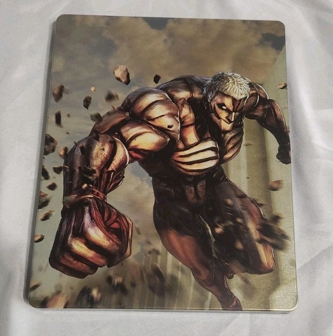 Limited Edition Steelbook For Attack on Titan 2 Video Game with No disc