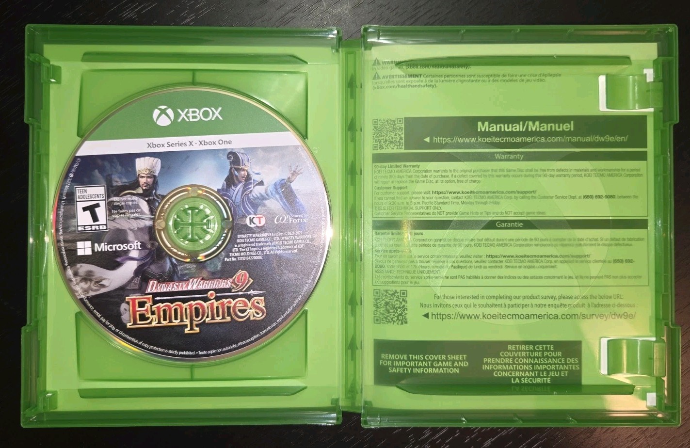 Dynasty Warriors 9 Empires – Microsoft Xbox Series X / Xbox One Game – Free Ship