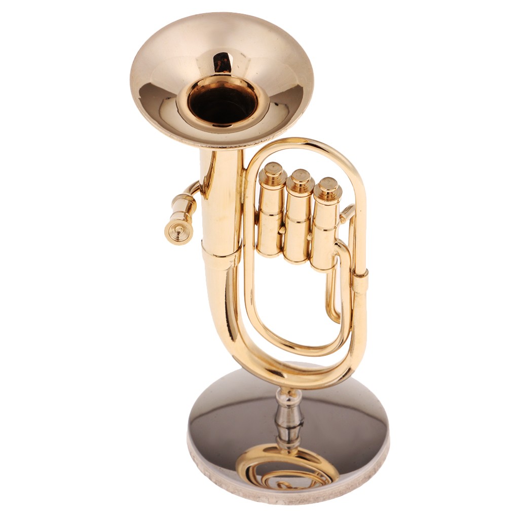 1/6 Tuba Miniature Tuba Model Musical Instruments For 12” Figures Accessory