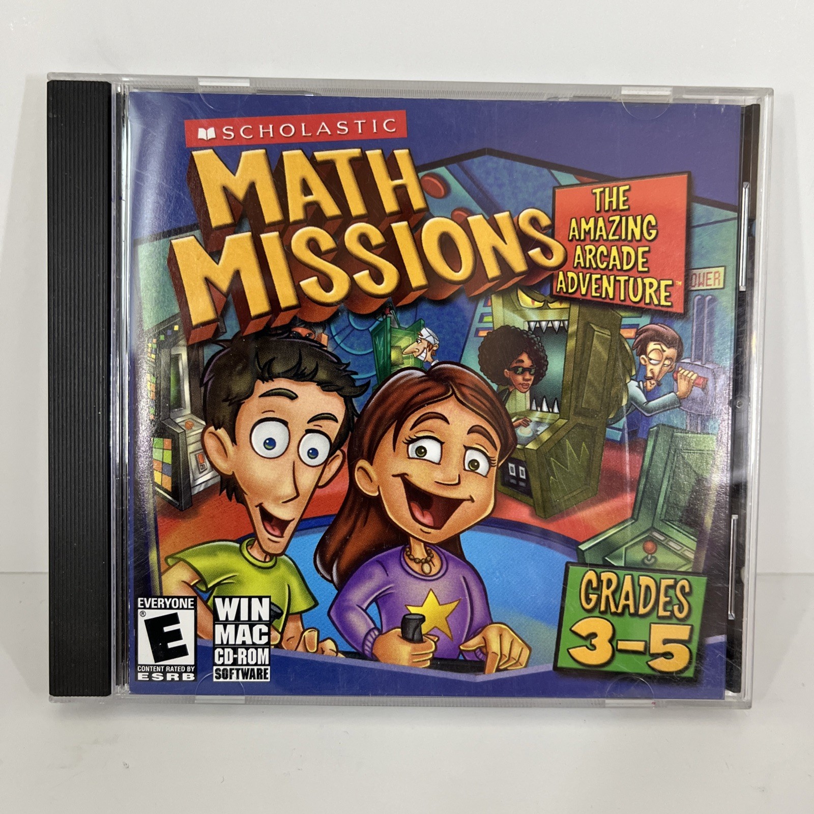 Scholastic Math Missions Grades 3-5 The Amazing Arcade Adventure Win/mac CD-ROM