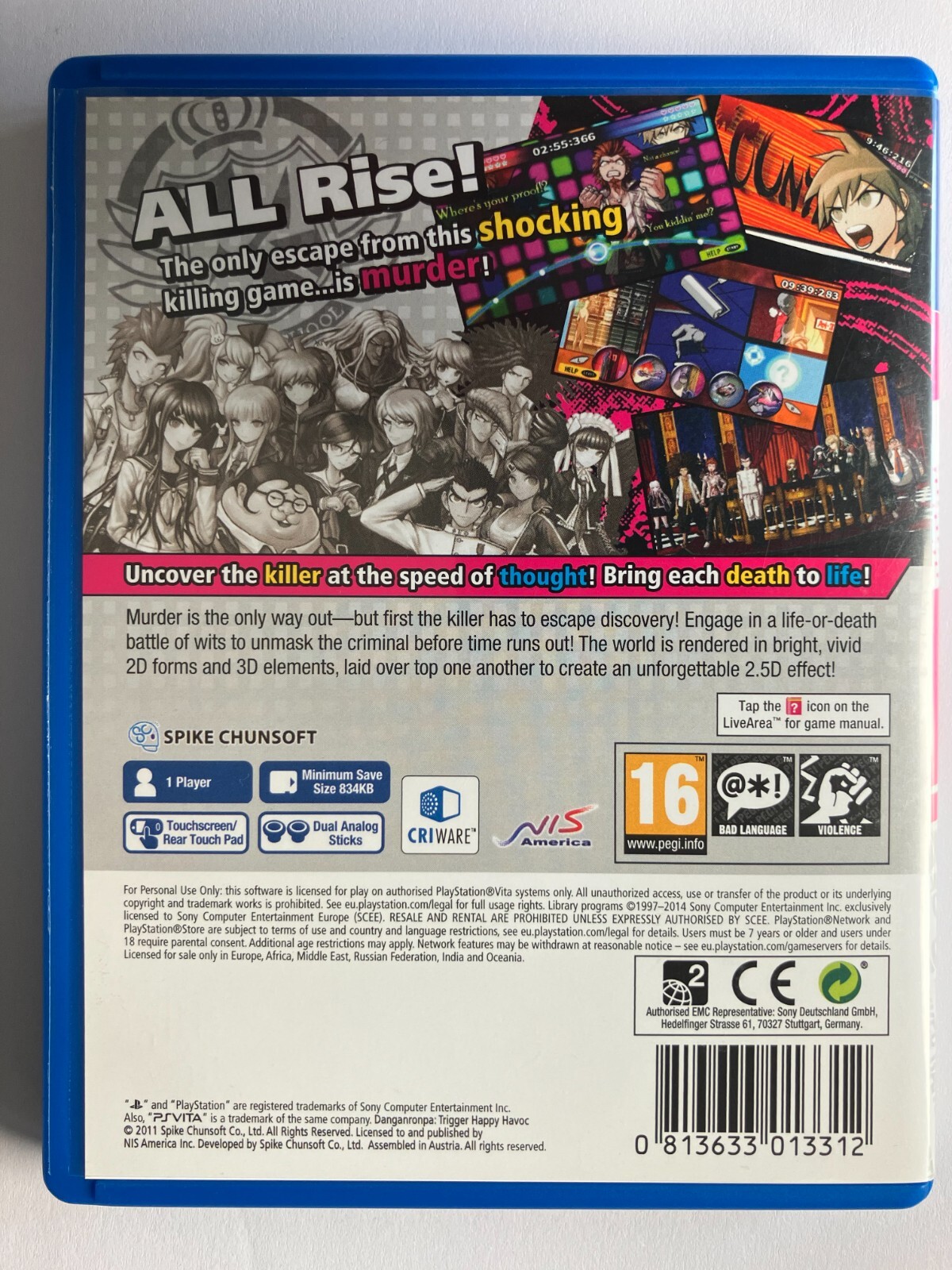 Tearaway (Region Free, Works Worldwide) PS Vita