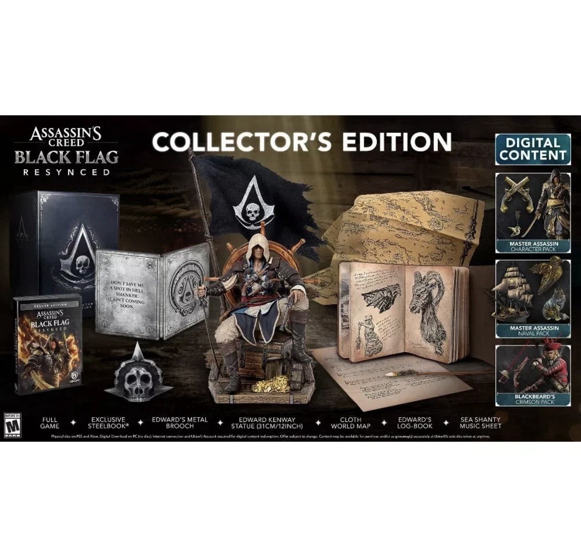 PRESALE Assassin’s Creed Black Flag Resynced Collector’s Edition PS5 New Sealed