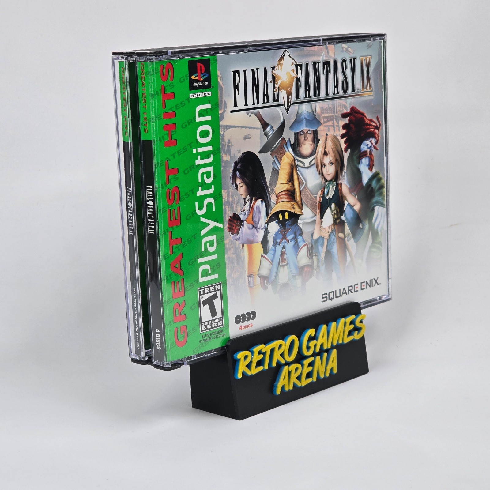 Final Fantasy IX 9 (PlayStation 1 PS1) Greatest Hits Case & Discs