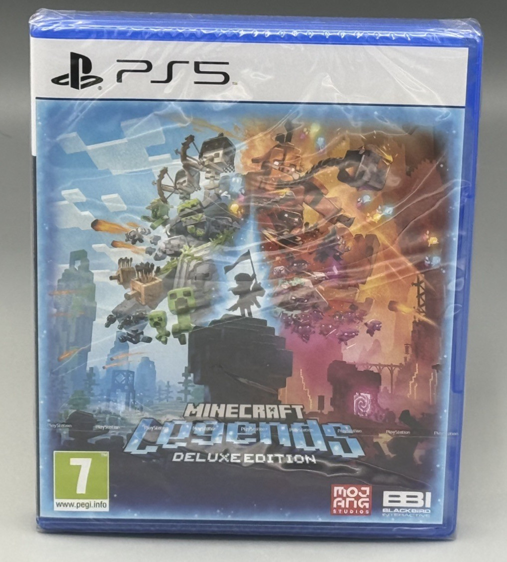 Minecraft Legends Deluxe Edition (Sony Playstation 5 PS5) Sealed New (2023)