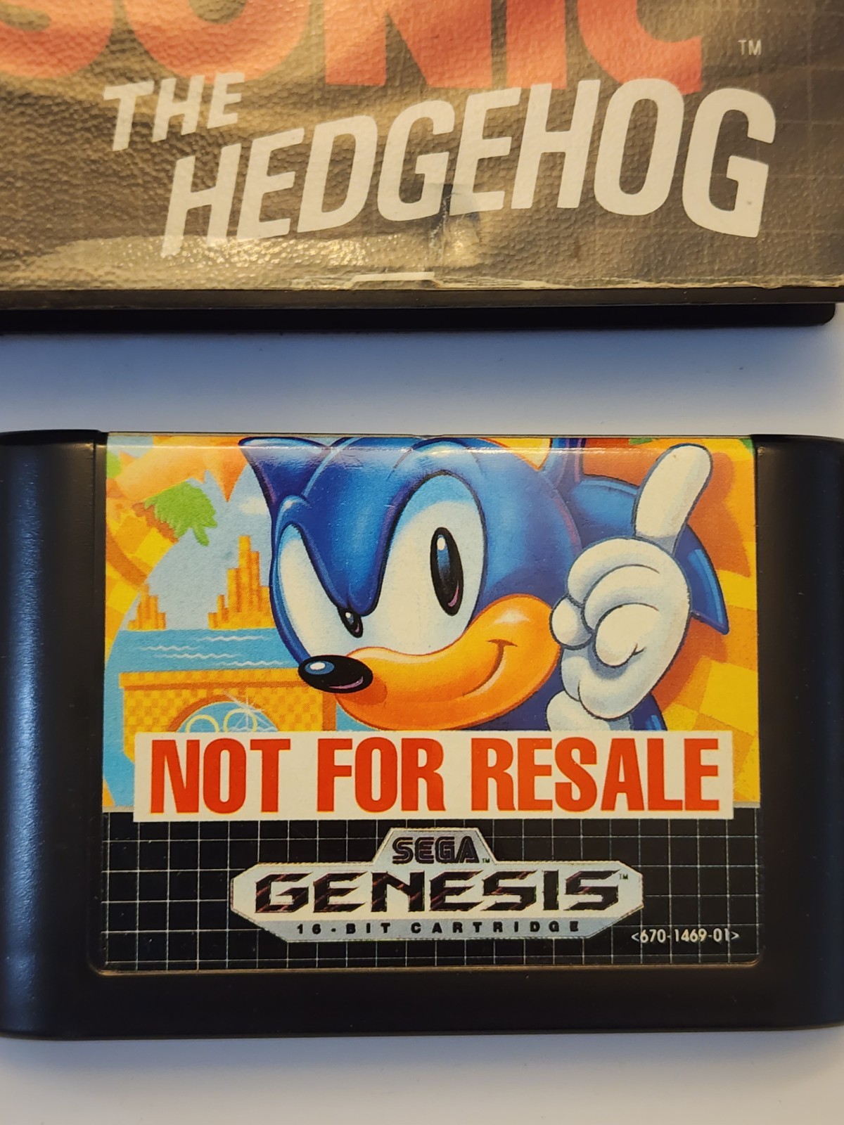 Sonic The Hedgehog 1 & 2 Not For Resale Sega Genesis One Is CIB – Tested Working