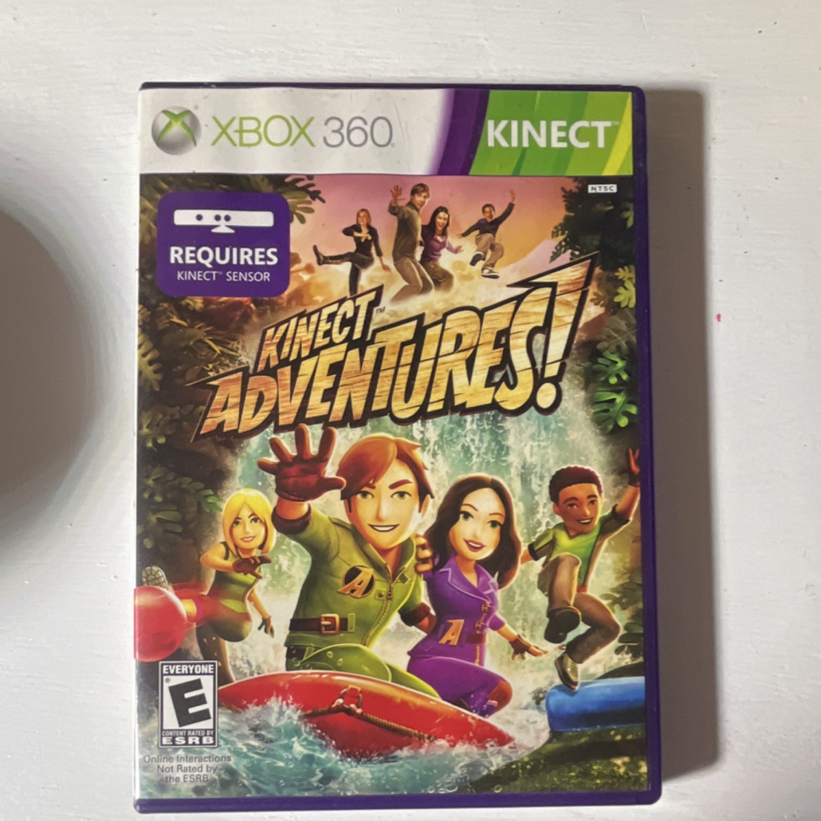 Microsoft Game Studios Kinect Adventures! Xbox 360 2010 Action Game Case NTSC