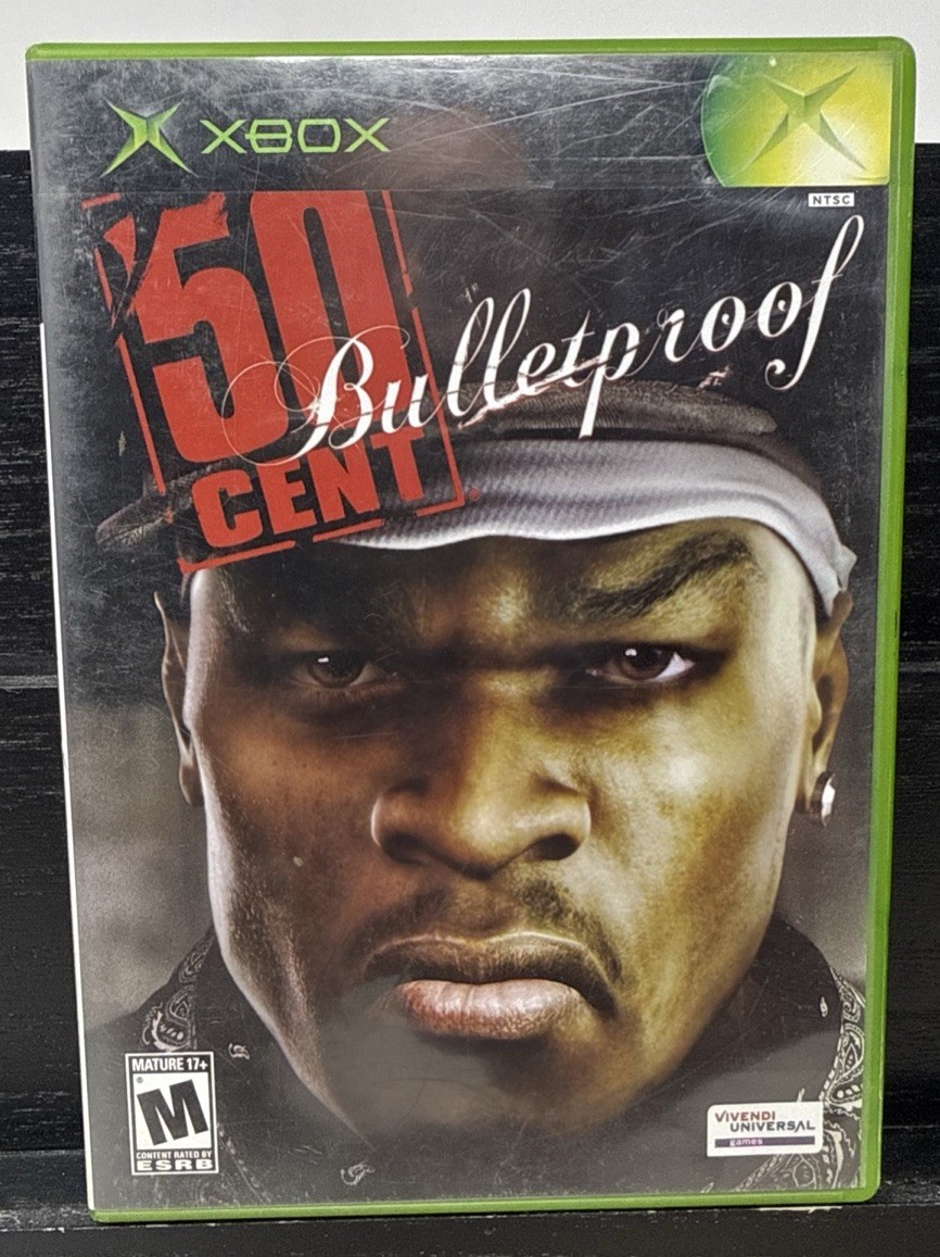 50 Cent Bulletproof Original Xbox Third Person Action Shooter Hip Hop No Manual